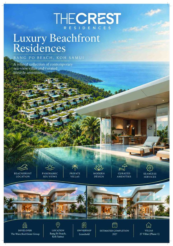 The Crest Residences – Bang Po Beach, Koh Samui