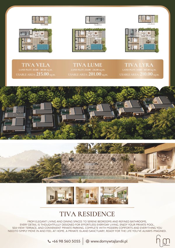 Tiva Residence – typy willi – Vela · Lume · Lyra